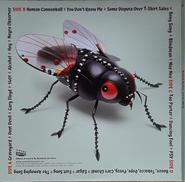 Butthole Surfers : Live At The Leather Fly (2xLP, Pin)