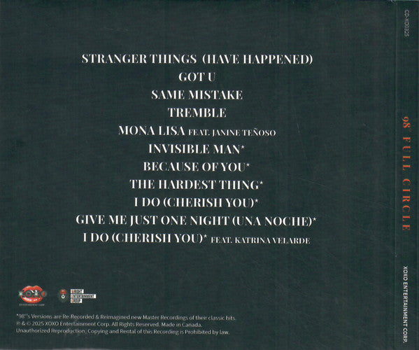 98 Degrees : Full Circle (CD, Album)