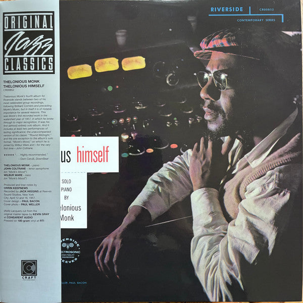 Thelonious Monk : Thelonious Himself (LP, Album, Mono, RE, 180)