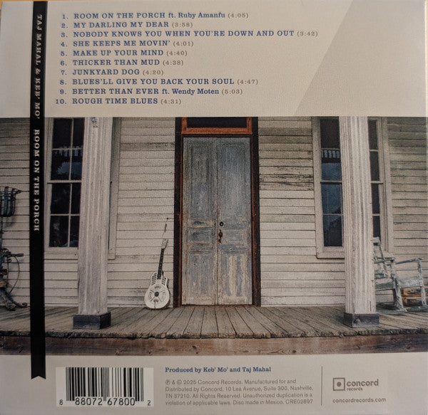 Taj Mahal & Keb' Mo' : Room On The Porch (CD, Album)