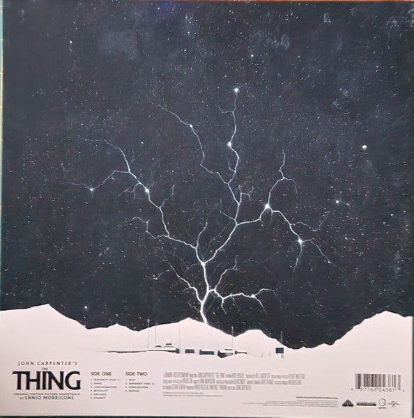 Ennio Morricone : John Carpenter's The Thing (LP, Album, RE, RM, Tra)