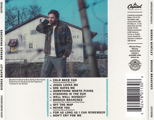 Dierks Bentley : Broken Branches (CD, Album)