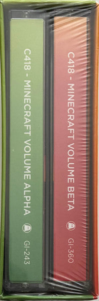 C418 : Minecraft Volume Alpha / Minecraft Volume Beta (Cass, Album, RE, Gre + Cass, Album, RE, Red + Box,)