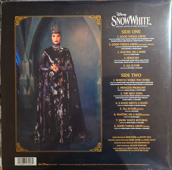 Benj Pasek & Justin Paul (5) : Disney's Snow White (Original Motion Picture Soundtrack) (LP, App)