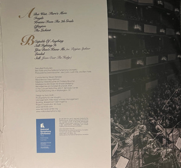 Ben Folds With The National Symphony Orchestra* : Live With The National Symphony Orchestra (LP, Album)