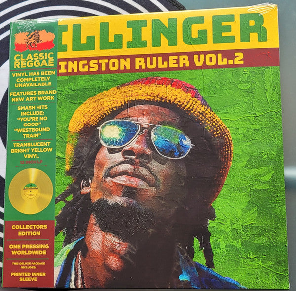 Dillinger : Kingston Ruler Vol.2 (LP, Comp, Dlx, Tra)