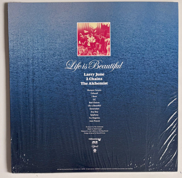 Larry June, 2 Chainz & The Alchemist* : Life Is Beautiful (LP, Album, Bla)