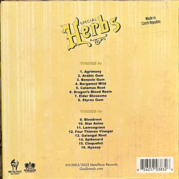 Metal Fingers : Special Herbs Vols 3 & 4 (CD, Album, RE)