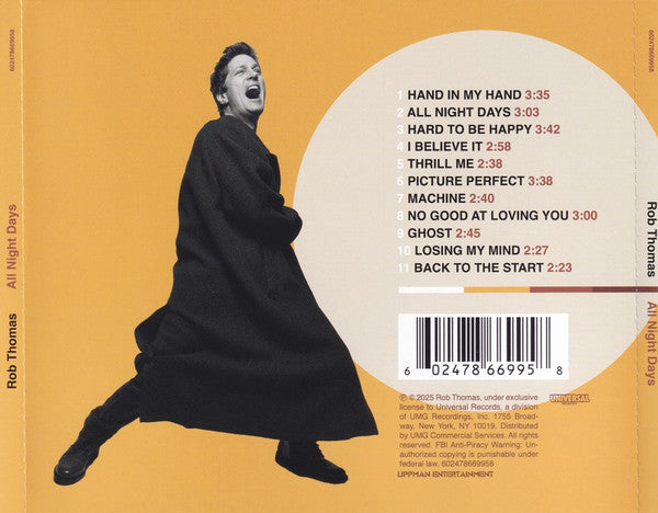 Rob Thomas : All Night Days (CD, Album)