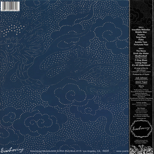 Jack Johnson : Brushfire Fairytales (LP, Album, RE, RM, 180)