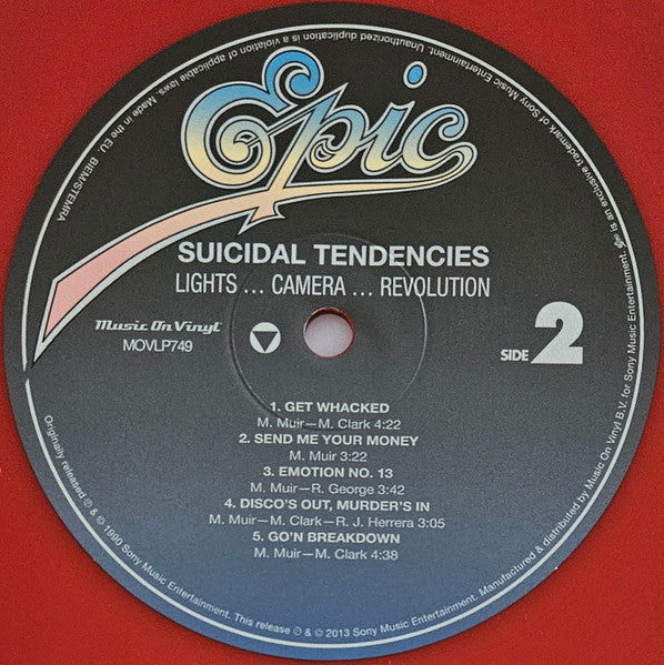 Suicidal Tendencies : Lights... Camera... Revolution (LP, Album, Ltd, Num, RE, Red)
