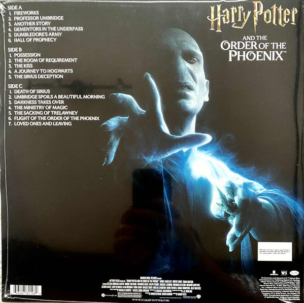 Nicholas Hooper : Harry Potter And The Order Of The Phoenix (Original Motion Picture Soundtrack) (LP + LP, S/Sided, Etch + Album, RE)