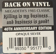 Megadeth : Killing Is My Business... And Business Is Good! (LP, Album, RE, RM, Sil)