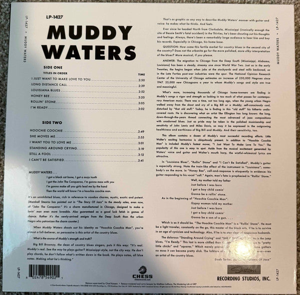 Muddy Waters : The Best Of Muddy Waters (LP, Comp, Mono, RE, Gat)