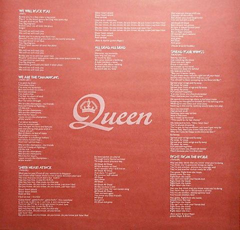 Queen : News Of The World = 世界に捧ぐ (LP, Album, RE, Gat)