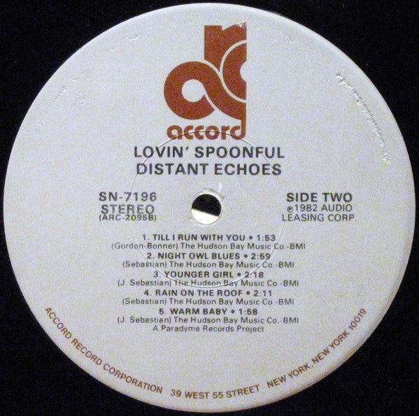 The Lovin' Spoonful : Distant Echoes (LP, Comp)