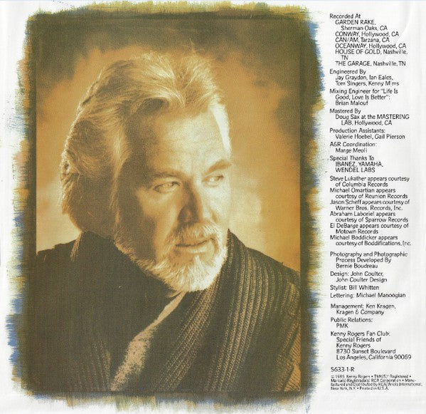 Kenny Rogers : They Don't Make Them Like They Used To (LP, Album, Ind)