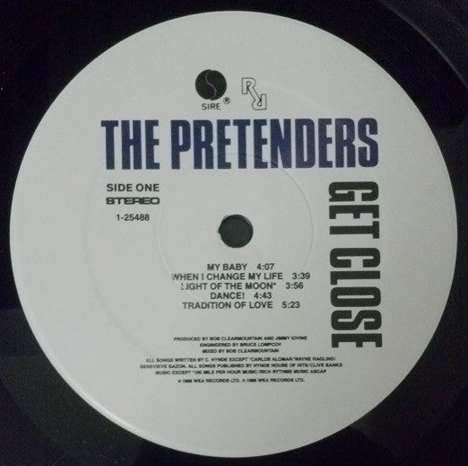 The Pretenders : Get Close (LP, Album, Spe)