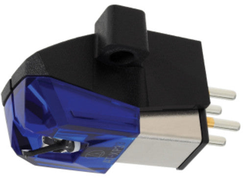 Audio Technica AT-XP3 Conical Tip DJ Cartridge with Conical Bonded Stylus (Black/Blue)