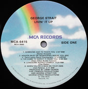 George Strait : Livin' It Up (LP, Album)