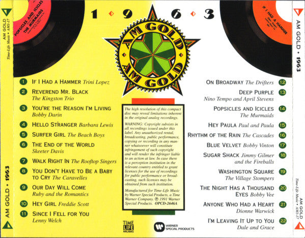 Various : AM Gold 1963 (CD, Comp)