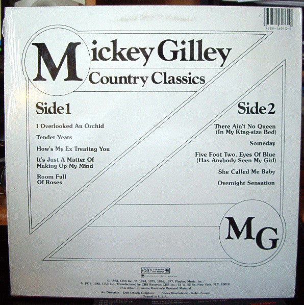 Mickey Gilley : Country Classics (LP, Comp)