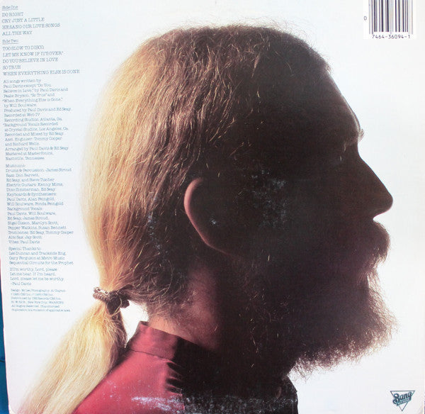 Paul Davis (3) : Paul Davis (LP, Album)