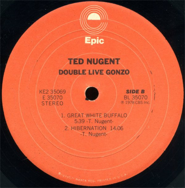 Ted Nugent : Double Live Gonzo! (2xLP, Album, Pit)
