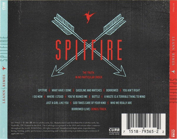 LeAnn Rimes : Spitfire (CD, Album)
