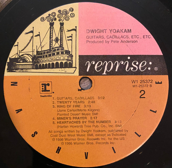 Dwight Yoakam : Guitars, Cadillacs, Etc., Etc. (LP, Album, Club, Col)