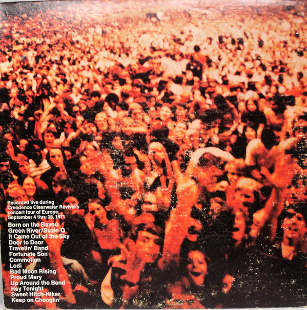 Creedence Clearwater Revival : Live In Europe (2xLP, Album, RE, Pit)