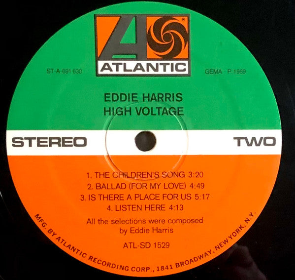 Eddie Harris : High Voltage (LP, Album)