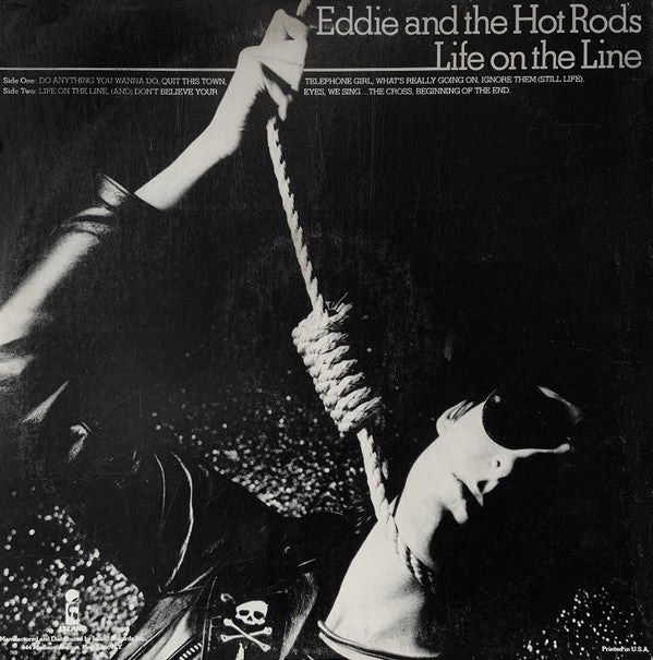 Eddie And The Hot Rods : Life On The Line (LP, Album, Gat)