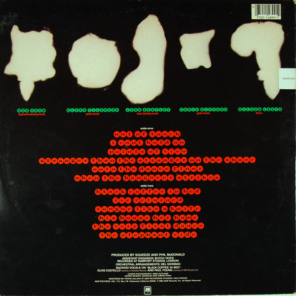 Squeeze (2) : Sweets From A Stranger (LP, Album, A -)