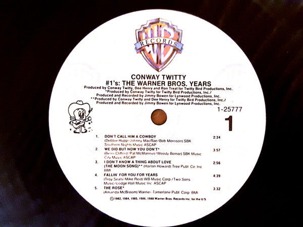 Conway Twitty : #1's: The Warner Bros. Years (LP, Comp)