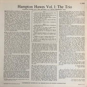 Hampton Hawes Trio : Hampton Hawes Trio, Vol. 1 (LP, Album, Mono, RE)