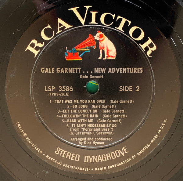 Gale Garnett : New Adventures (LP, Album)