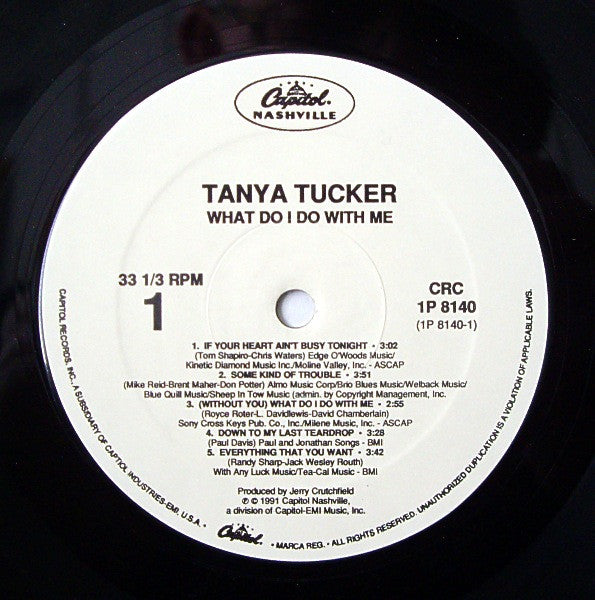 Tanya Tucker : What Do I Do With Me (LP, Album, Club)