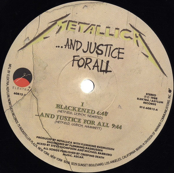 Metallica : ...And Justice For All (2xLP, Album, Spe)