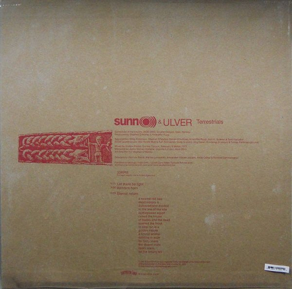 Sunn O))) & Ulver : Terrestrials (LP, Album, Ltd)