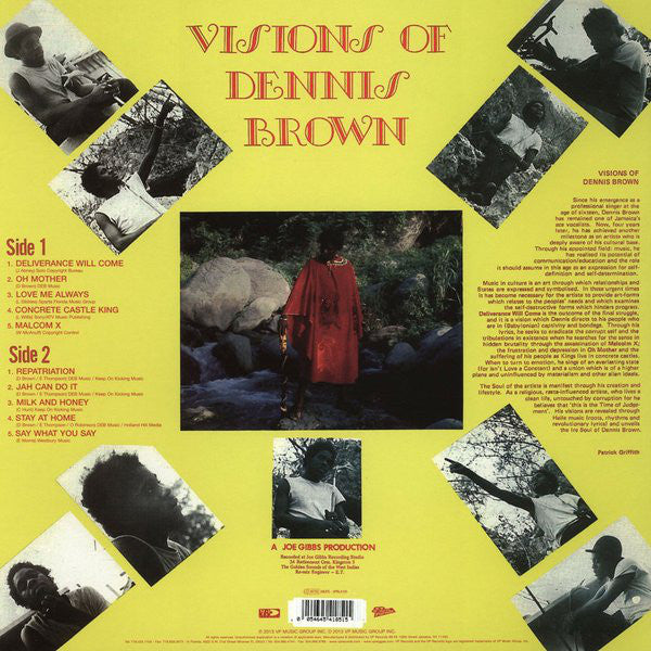 Dennis Brown : Visions Of Dennis Brown (LP, Album, RE)