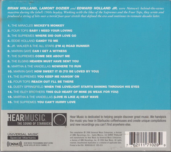 Holland-Dozier-Holland : The Motown Sound (CD, Comp, Dig)