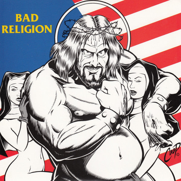 Bad Religion : American Jesus (7", Single, Red)