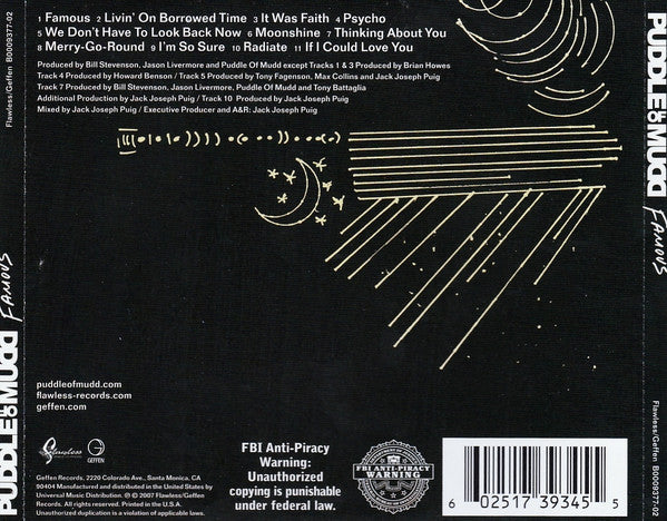 Puddle Of Mudd : Famous (CD, Album)