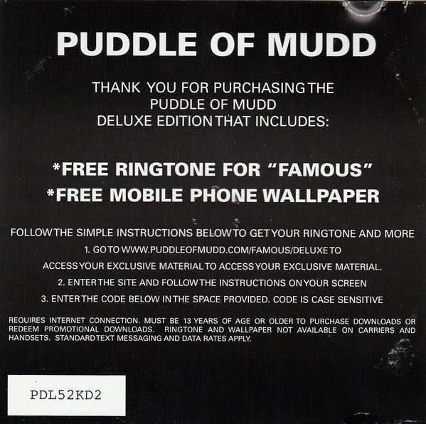 Puddle Of Mudd : Famous (CD, Album)
