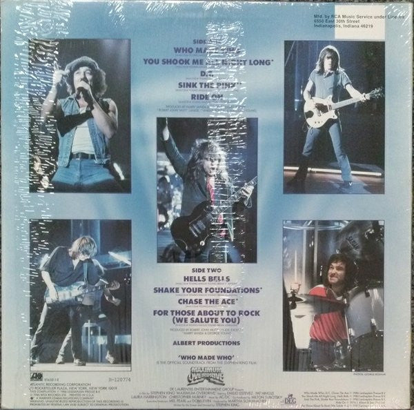 AC/DC : Who Made Who (LP, Comp, Club)
