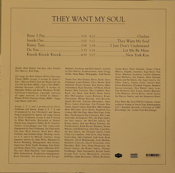 Spoon : They Want My Soul (LP, Album, Ltd, Whi)