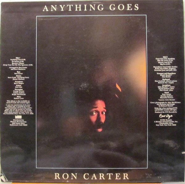 Ron Carter : Anything Goes (LP, Album, Mon)