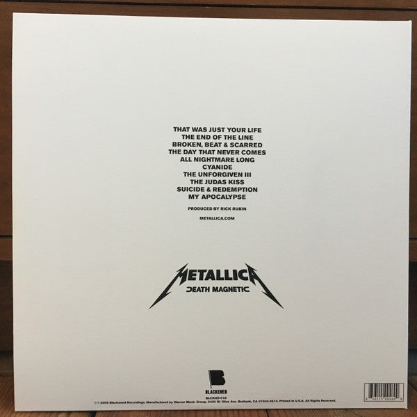 Metallica : Death Magnetic (2xLP, RE, Gat)