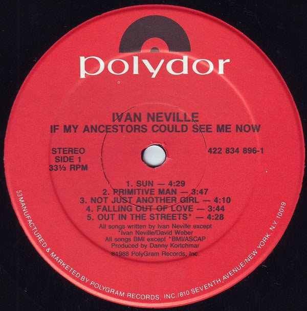 Ivan Neville : If My Ancestors Could See Me Now (LP, Album, 53 )